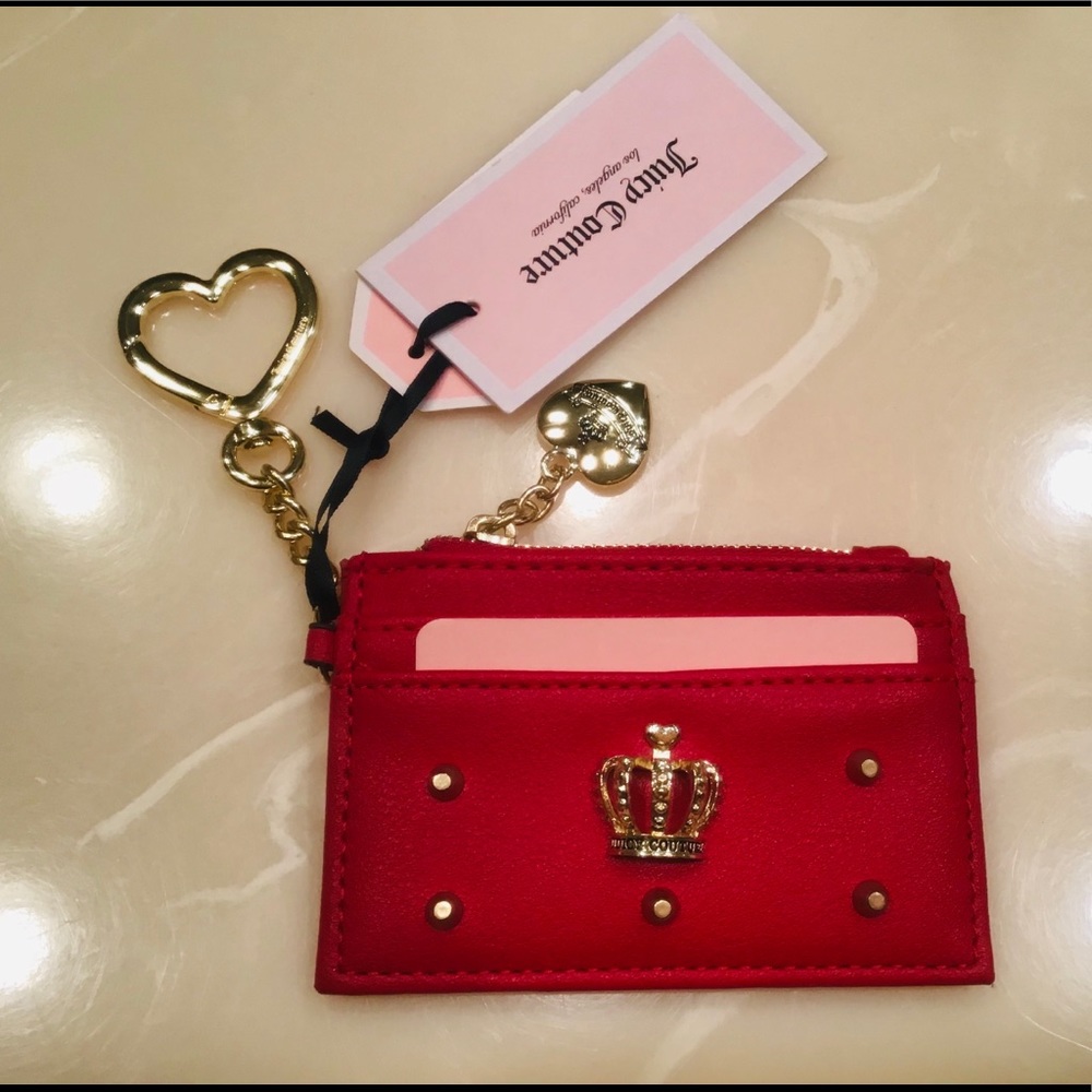 Juicy couture key holder card wallet